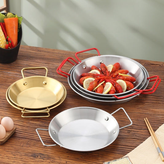 Spanish Paella Double-Handle Nonstick Skillet